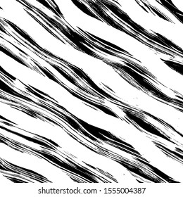 White and black vector. Grunge background. Abstract brush pattern.