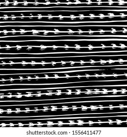 White and black vector. Grunge background. Abstract brush pattern.