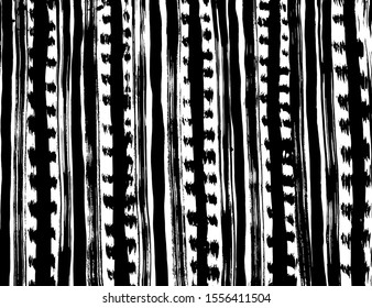 White and black vector. Grunge background. Abstract brush pattern.