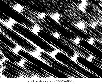 White and black vector. Grunge background. Abstract brush pattern.
