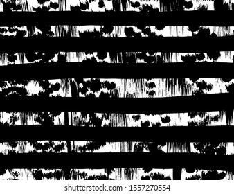 White and black vector. Grunge background. Abstract brush pattern.