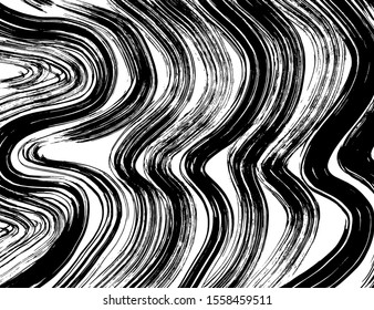 White and black vector. Grunge background. Abstract brush pattern.