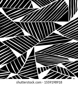 White and black vector. Grunge background. Abstract brush pattern.