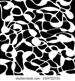 White and black vector. Grunge background. Abstract brush pattern.