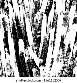 White and black vector. Grunge background. Abstract brush pattern.