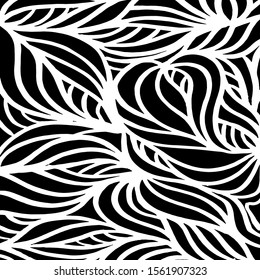 White and black vector. Grunge background. Abstract brush pattern.