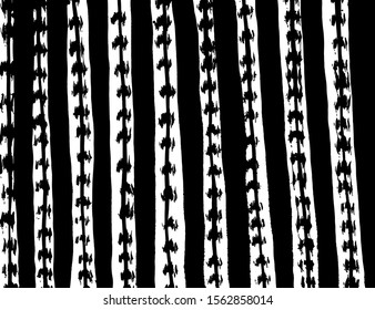 White and black vector. Grunge background. Abstract brush pattern.