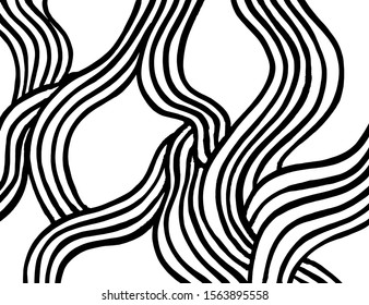 White and black vector. Grunge background. Abstract brush pattern.