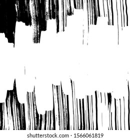 White and black vector. Grunge background. Abstract brush pattern.