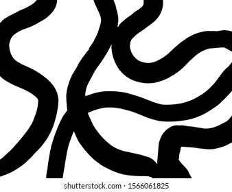 White and black vector. Grunge background. Abstract brush pattern.