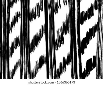 White and black vector. Grunge background. Abstract brush pattern.