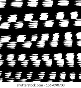 White and black vector. Grunge background. Abstract brush pattern.