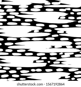 White and black vector. Grunge background. Abstract brush pattern.