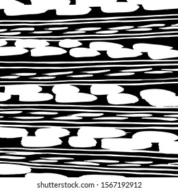 White and black vector. Grunge background. Abstract brush pattern.