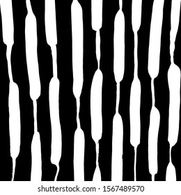 White and black vector. Grunge background. Abstract brush pattern.