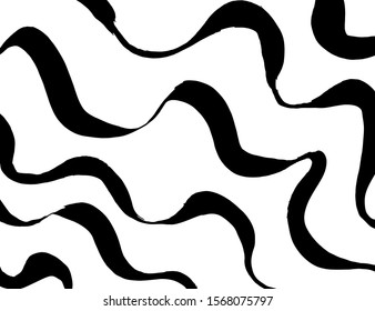 White and black vector. Grunge background. Abstract brush pattern.