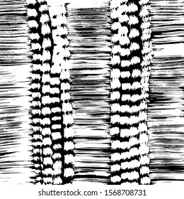 White and black vector. Grunge background. Abstract brush pattern.