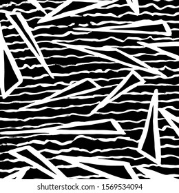White and black vector. Grunge background. Abstract brush pattern.
