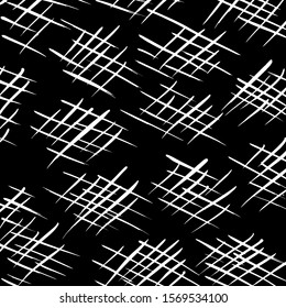 White and black vector. Grunge background. Abstract brush pattern.