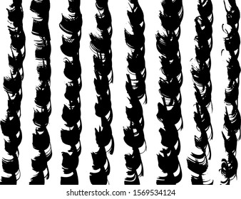 White and black vector. Grunge background. Abstract brush pattern.
