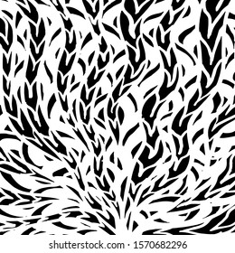White and black vector. Grunge background. Abstract brush pattern.