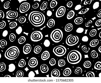 White and black vector. Grunge background. Abstract brush pattern.