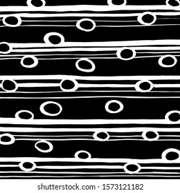 White and black vector. Grunge background. Abstract brush pattern.