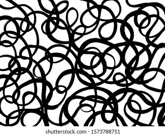White and black vector. Grunge background. Abstract brush pattern.