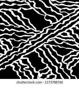 White and black vector. Grunge background. Abstract brush pattern.