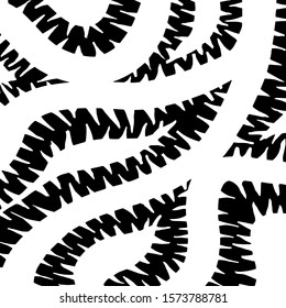 White and black vector. Grunge background. Abstract brush pattern.