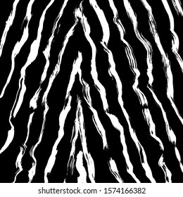 White and black vector. Grunge background. Abstract brush pattern.