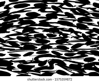 White and black vector. Grunge background. Abstract brush pattern.