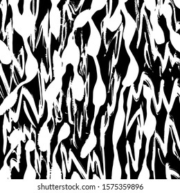 White and black vector. Grunge background. Abstract brush pattern.