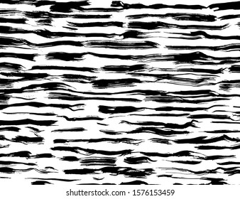 White and black vector. Grunge background. Abstract brush pattern.