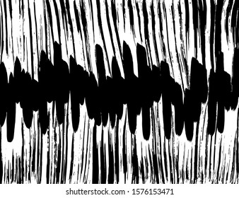 White and black vector. Grunge background. Abstract brush pattern.