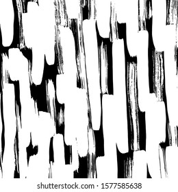 White and black vector. Grunge background. Abstract brush pattern.