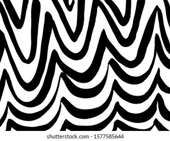 White and black vector. Grunge background. Abstract brush pattern.