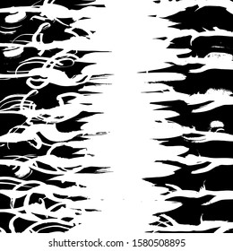 White and black vector. Grunge background. Abstract brush pattern.