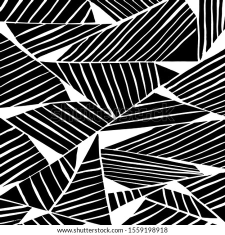 White and black vector. Grunge background. Abstract brush pattern.