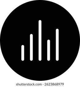 white and black volume icon design.