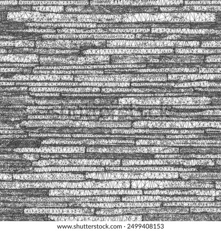 White and black wall brick background. Rustic blocks template. White wall grunge brick background. Rustic blocks texture template. Vector illustration of building block.