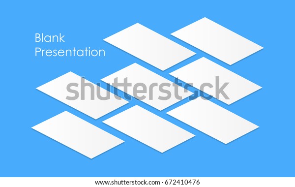 Download White Blank App Screens Mockup Perspective Stock Vector Royalty Free 672410476