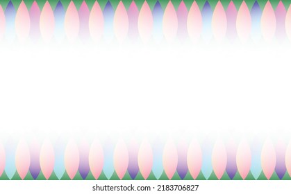 White blank background with colorful curvy shapes as a frame. Background with copyspace. Suitable for presentation, cover, backdrop, banner, and template.