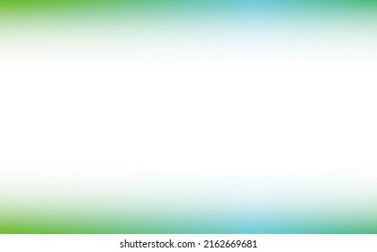 Fondo blanco en blanco decorado con colores de gradiente verde y azul. Fondo con espacio de copia. Adecuado para fondo, fondo de pantalla, plantilla de diseño, banner, tarjeta y cubierta.