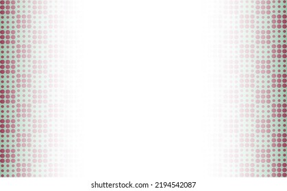 White blank background decorated with half tone pattern. Suitable for text placeholder, presentation, cover, editable template, and card.