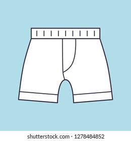 White blank boxer shorts briefs underpants