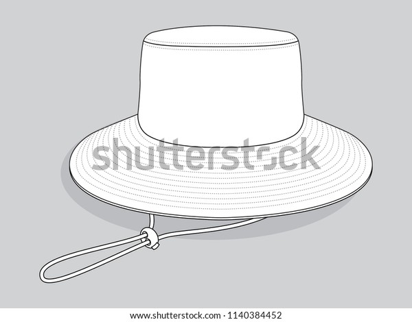 Bucket Hat Template