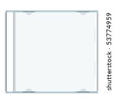 White blank music cd case with room to write your own text