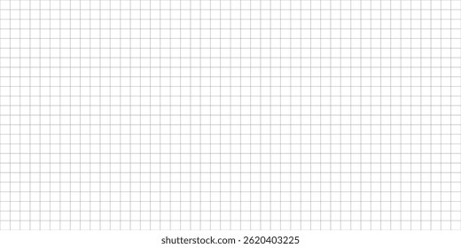 White blank notebook sheet with grid. vector ilustration