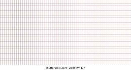White blank notebook sheet with  red grid . 1176